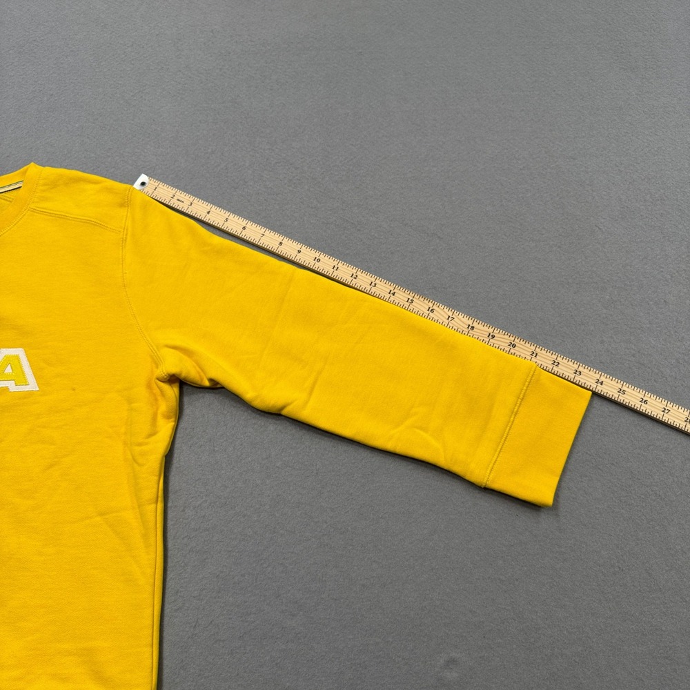 Vintage HBC Olympic Sweatshirt Men's XL Yellow Team Canada Fleece Lined Pullover - Picture 5 of 8